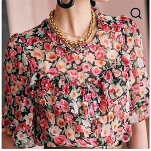 Sézane Fleurine Blouse